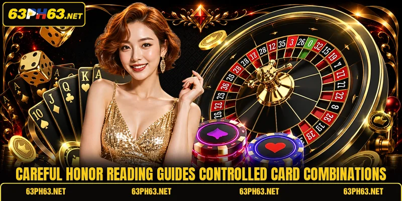 Careful honor reading guides controlled card combinations