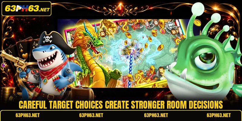 Careful target choices create stronger room decisions
