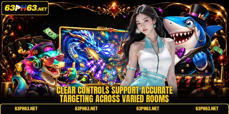 Clear controls support accurate targeting across varied rooms