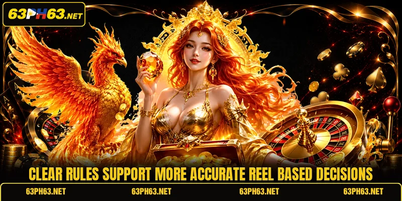 Clear rules support more accurate reel based decisions