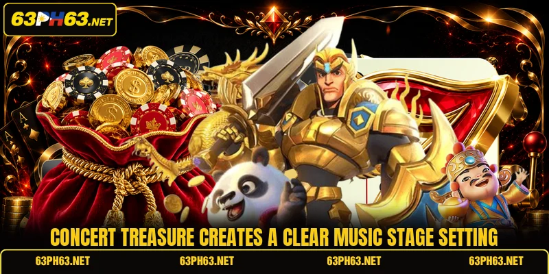 Concert Treasure creates a clear music stage setting
