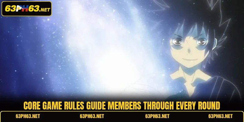 Core game rules guide members through every round