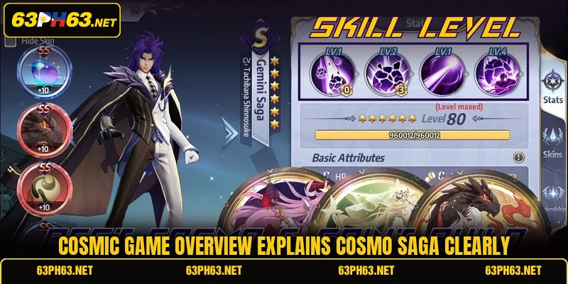 Cosmic game overview explains Cosmo Saga clearly