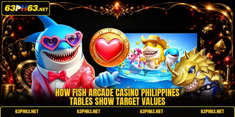 How fish arcade casino philippines tables show target values