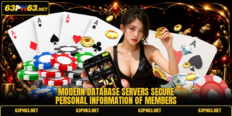 Modern database servers secure personal information of members