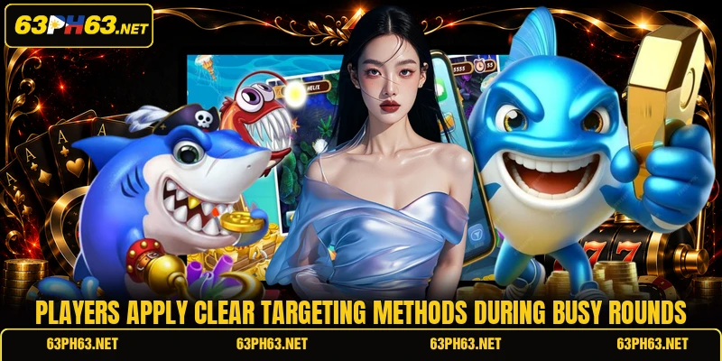 Players apply clear targeting methods during busy rounds
