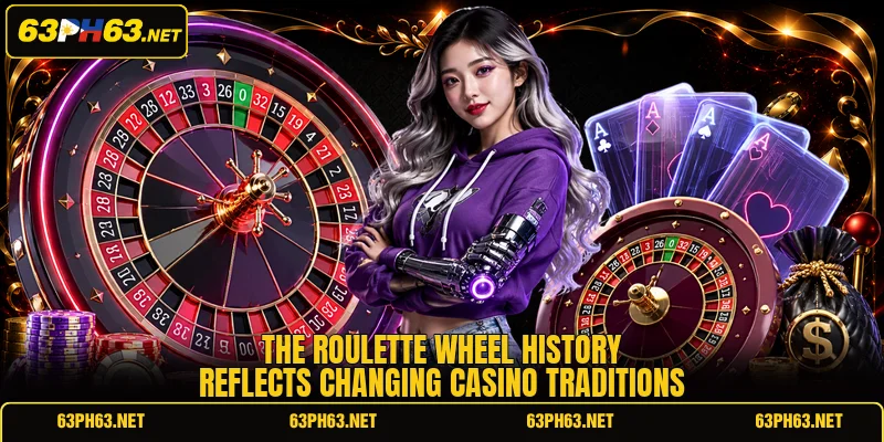 The roulette wheel history reflects changing casino traditions