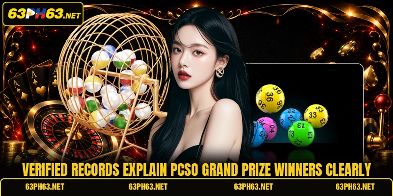 Verified records explain pcso grand prize winners clearly